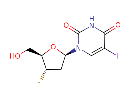 2',3'-dideoxy-3'-fluoro-5-iodouridine