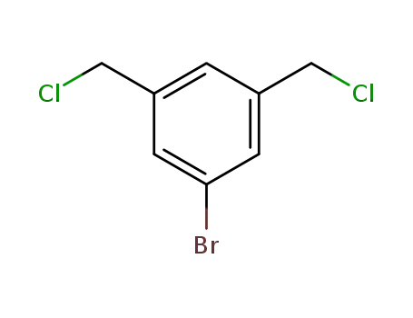 Molecular Structure of 108835-03-6 (Benzene, 1-bromo-3,5-bis(chloromethyl)-)
