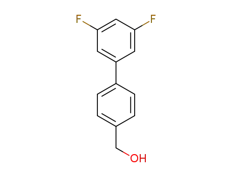 Molecular Structure of 885963-50-8 (4-(2,6-Difluorophenyl)benzyl alcohol)