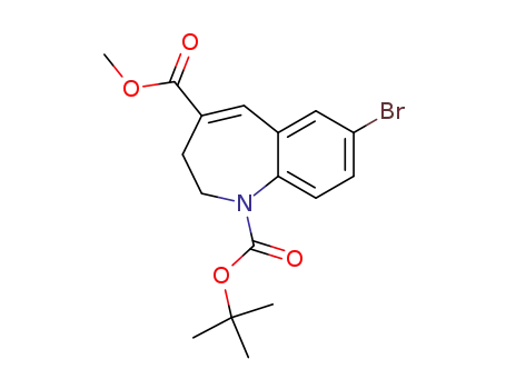 methyl 7-bromo-1-(tert-butoxycarbonyl)-2,3-dihydro-1H-1-benzazepine-4-carboxylate