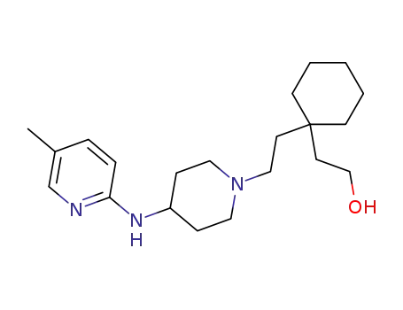 2-[1-[2-[4-(5-Methylpyridin-2-ylamino)piperidin-1-yl]ethyl]cyclohexyl]ethanol