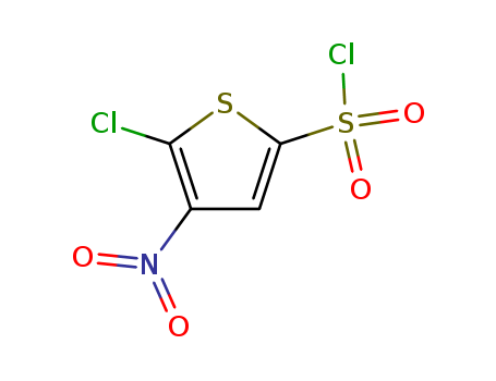 2-Chloro-3-nitrothiophene-5-sulphonyl chloride