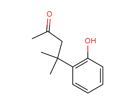 Molecular Structure of 1019769-51-7 (4-(2-hydroxy-phenyl)-4-methyl-pentan-2-one)