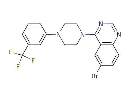 6-bromo-4-{4-[3-(trifluoromethyl)phenyl]piperazin-1-yl}quinazoline