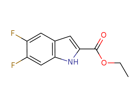 1H-Indole-2-carboxylic acid, 5,6-difluoro-, ethyl ester