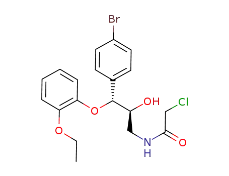 (2S,3R)-1-chloroacetylamino-3-(4-bromophenyl)-3-(2-ethoxyphenoxy)propan-2-ol