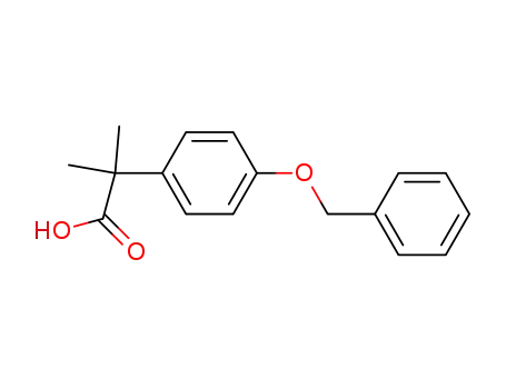 methyl 2-(4-benzyloxyphenyl)-2-methylpropionic acid