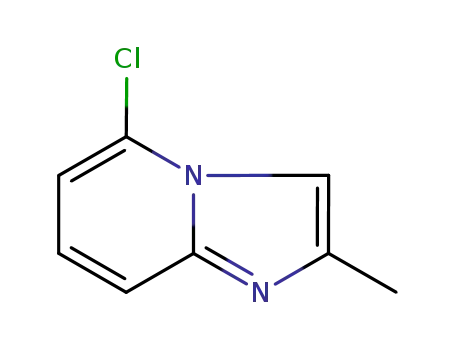 Molecular Structure of 141517-47-7 (5-Chloro-2-Methylimidazo[1,2-A]Pyridine)
