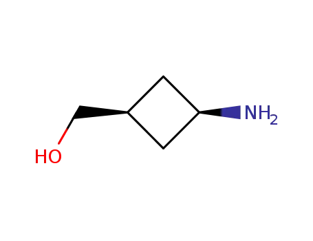 Molecular Structure of 142733-66-2 (Cyclobutanemethanol,3-amino-,cis-(9CI))