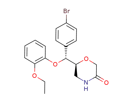 (2S,3R)-2-[(4-bromophenyl)-(2-ethoxyphenoxy)methyl]morpholin-5-one