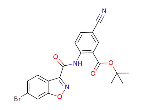 1,1-dimethylethyl 2-[(6-bromobenzoisoxazole-3-carbonyl)amino]-5-cyanobenzoate