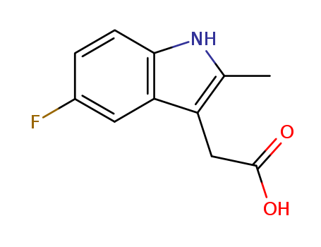 (5-fluoro-2-methyl-1H-indol-3-yl)acetic acid(SALTDATA: FREE)