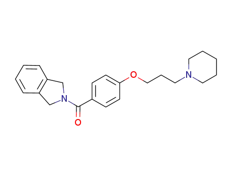 1H-Isoindole, 2,3-dihydro-2-[4-[3-(1-piperidinyl)propoxy]benzoyl]-