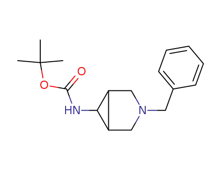 Molecular Structure of 186376-18-1 (6-Boc-aMino-3-benzyl-3-azabicyclo[3.1.0]hexane)