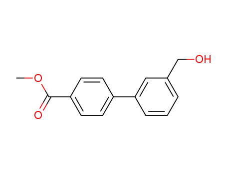 Molecular Structure of 223126-96-3 (Methyl 4-(3-hydroxymethylphenyl)benzoate)