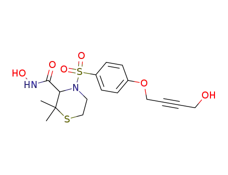 Molecular Structure of 287405-51-0 (apratastat)