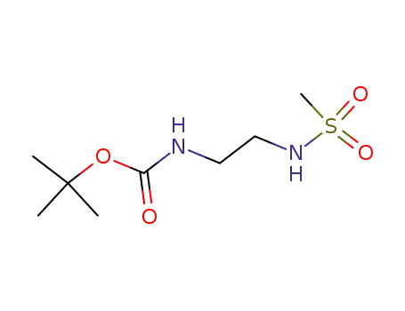 Molecular Structure of 1190044-23-5 (N-BOC-N'-Mesyl ethylenediaMine)