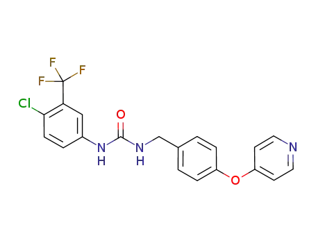 1-(4-chloro-3-trifluoromethylphenyl)-3-[4-(4-pyridinyloxy)benzyl]urea