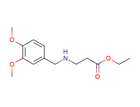 ethyl N-(3,4-dimethoxybenzyl)-beta-alaninate