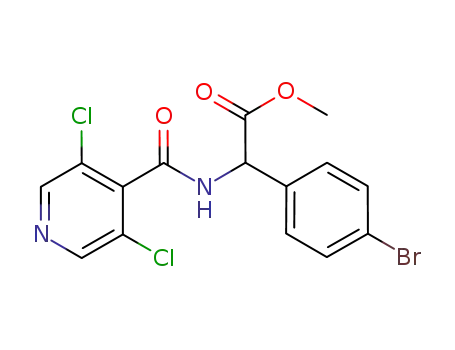 N-(4-bromophenylglycine methyl ester)-3,5-dichloro-4-pyridinyl carboxamide