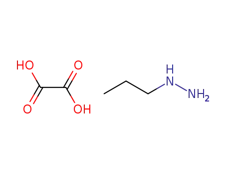 Molecular Structure of 56884-75-4 (PROPYLHYDRAZINE OXALATE)