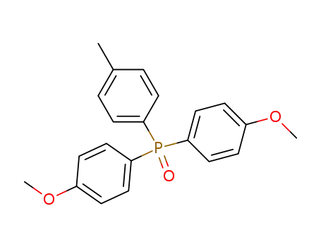 Molecular Structure of 452311-20-5 (Phosphine oxide, bis(4-methoxyphenyl)(4-methylphenyl)-)