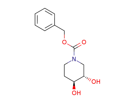 trans-3,4-Dihydroxypiperidine-1-carboxylic acid benzyl ester