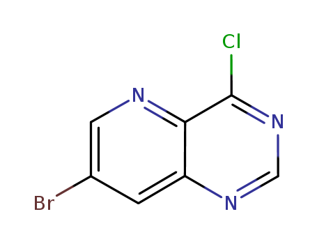 Pyrido[3,2-d]pyrimidine, 7-bromo-4-chloro- cas  573675-31-7