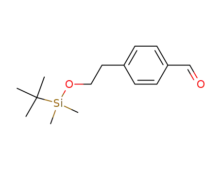 Molecular Structure of 167264-41-7 (Benzaldehyde,4-[2-[[(1,1-dimethylethyl)dimethylsilyl]oxy]ethyl]-)