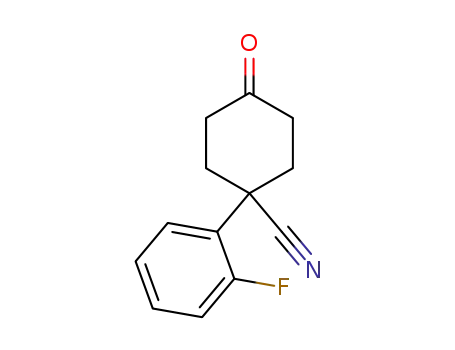 4-시아노-4-(2-플루오로페닐)사이클로헥사논