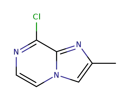 Molecular Structure of 85333-43-3 (8-CHLORO-2-METHYLIMIDAZO[1,2-A]PYRAZINE)