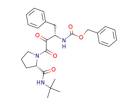 (3S)-3-(N-benzyloxycarbonyl)amino-2-keto-4-phenylbutyryl-L-prolyl-tert-butyl amide