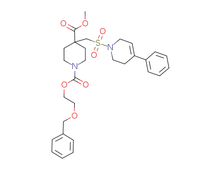 1-[2-(benzyloxy)ethyl] 4-methyl 4-[(4-phenyl-3,6-dihydropyridin-1(2H)-yl)sulfonyl]methylpiperidine-1,4-dicarboxylate
