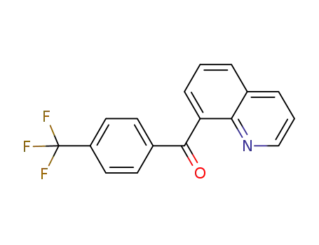 quinolin-8-yl(4-(trifluoromethyl)phenyl)methanone