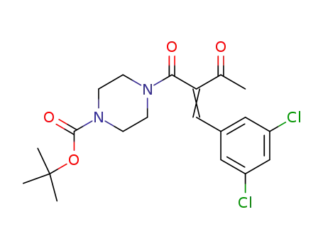 1-Piperazinecarboxylic acid,
4-[2-[(3,5-dichlorophenyl)methylene]-1,3-dioxobutyl]-, 1,1-dimethylethyl
ester