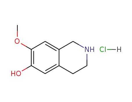 Molecular Structure of 1078-27-9 (7-methoxy-1,2,3,4-tetrahydroisoquinolin-6-ol)
