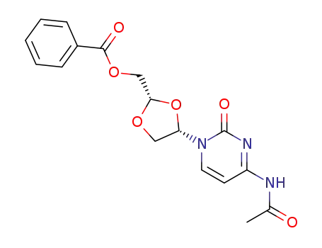 Acetamide,
N-[1-[(2S,4S)-2-[(benzoyloxy)methyl]-1,3-dioxolan-4-yl]-1,2-dihydro-2-ox
o-4-pyrimidinyl]-
