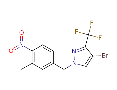 1-(3-methyl-4-nitrobenzyl)-4-bromo-3-trifluoromethyl-1H-pyrazole