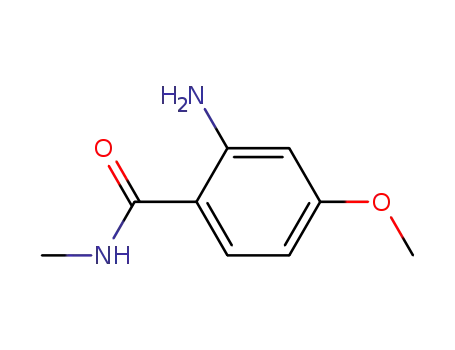 Molecular Structure of 104775-67-9 (2-aMino-4-Methoxy-N-MethylbenzaMide)