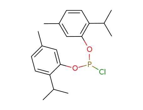 Molecular Structure of 220451-04-7 (bis(2-isopropyl-5-methylphenyl)phosphorochloridite)
