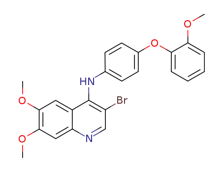 4-(4-(2-methoxyphenoxy)-anilino)-3-bromo-6,7-dimethoxyquinoline