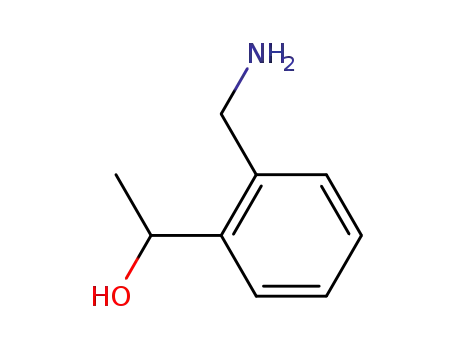 Molecular Structure of 182963-65-1 (Benzenemethanol, 2-(aminomethyl)--alpha--methyl- (9CI))