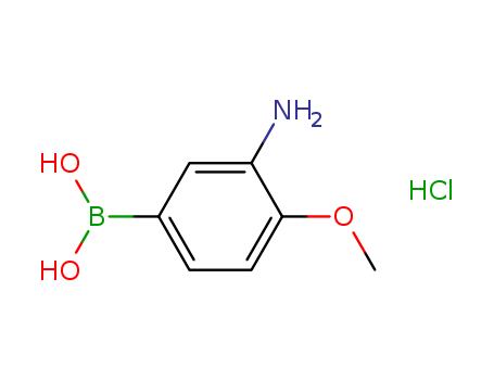 [5-Amino-2-(hydroxymethyl)phenyl]boronic acid hydrochloride (1:1)