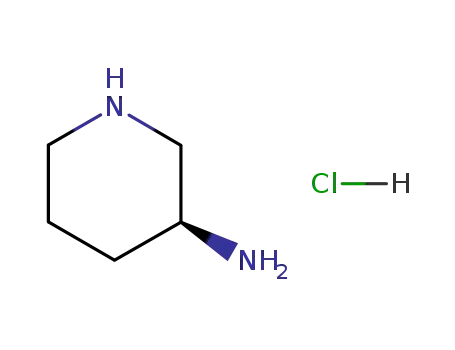 Molecular Structure of 334618-23-4 ((R)-3-Piperidinamine dihydrochloride)