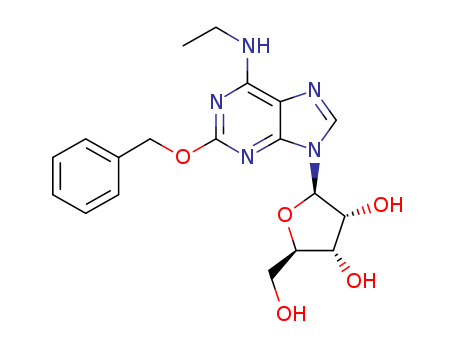 ADENOSINE, N-ETHYL-2-(PHENYLMETHOXY)-