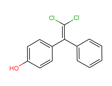Molecular Structure of 110470-93-4 (Phenol, 4-(2,2-dichloro-1-phenylethenyl)-)