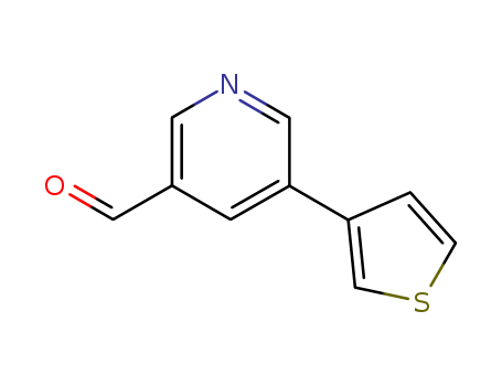 3-Pyridinecarboxaldehyde, 5-(3-thienyl)-
