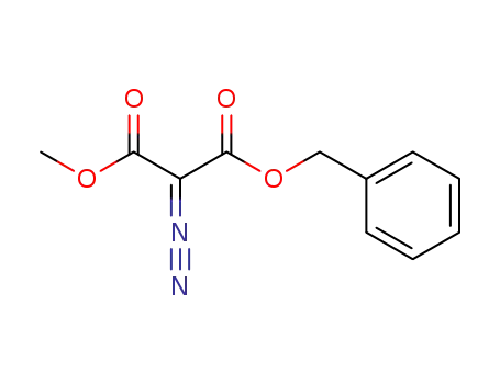 Molecular Structure of 32786-22-4 (benzyl methyl diazomalonate)