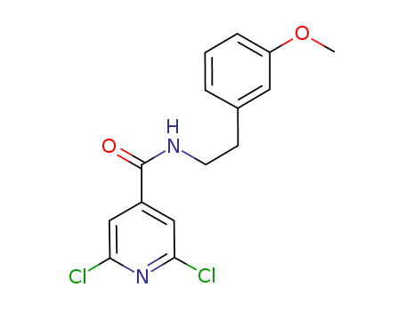 4-Pyridinecarboxamide, 2,6-dichloro-N-[2-(3-methoxyphenyl)ethyl]-