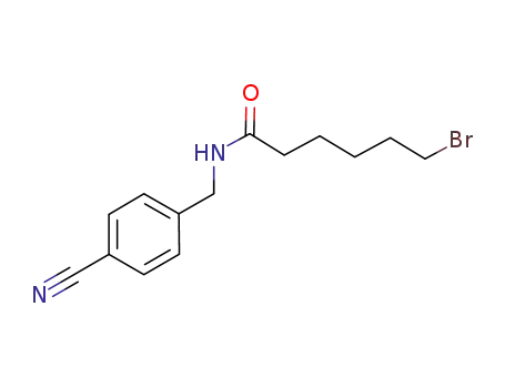 6-bromo-N-(4-cyanophenylmethyl)hexanamide